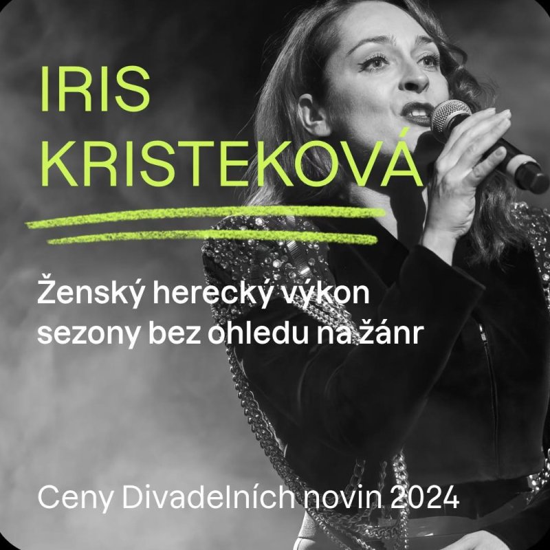 Iris Kristeková získala cenu Divadelních novin